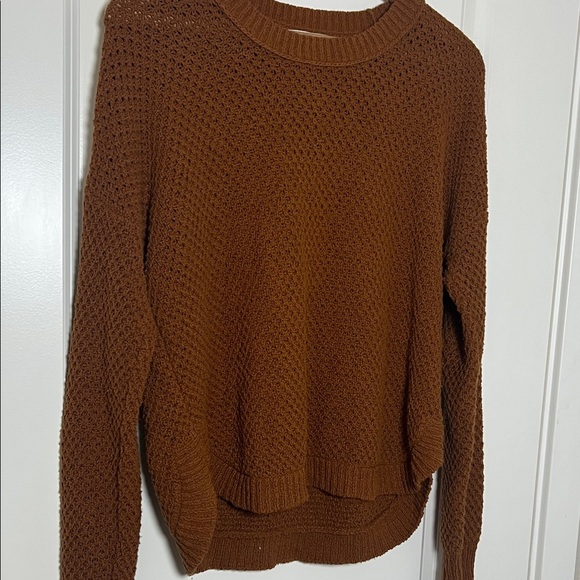 Madewell Sweater Mustard Brown Drop Shoulder XS - Picture 6 of 8